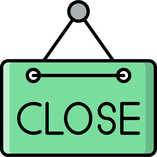 Closed signaling closed closed sign icon Closed signaling closed closed sign icon