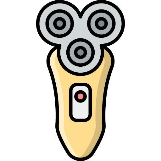 Electric shaver technology grooming electric razor icon
