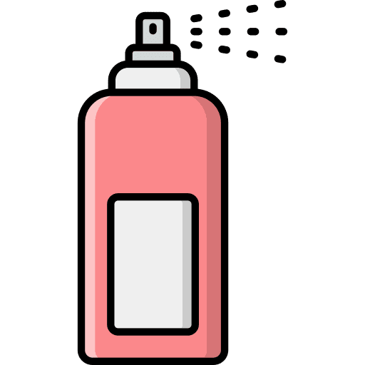 Hair spray grooming spray bottle beauty salon icon