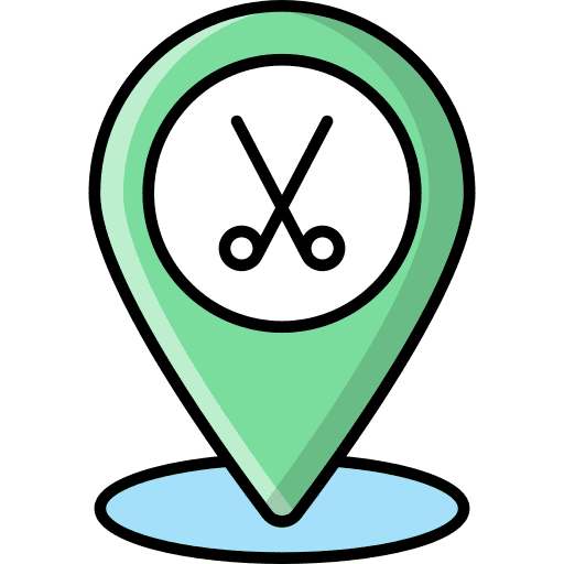 Location beauty salon location placeholder icon
