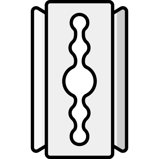 Razor blade beauty barber barbershop icon