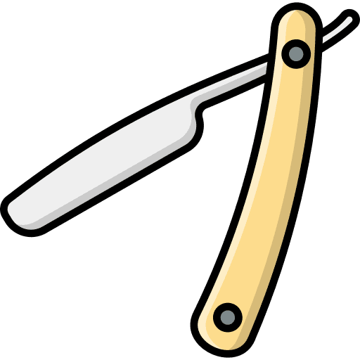 Razor hygiene razor blade safety razor icon