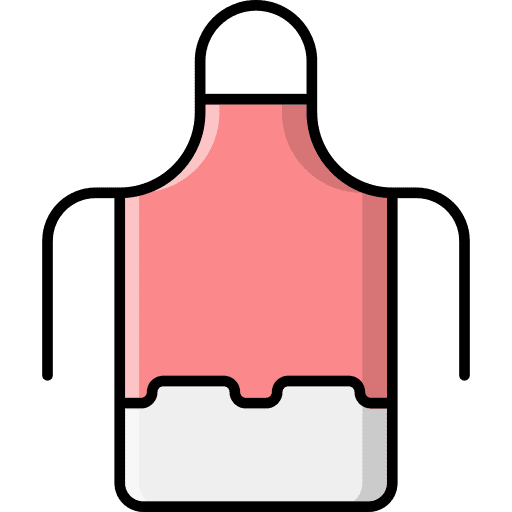 Apron cleaning protective protection icon Apron cleaning protective protection icon