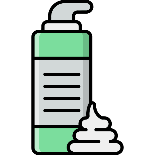 Foam lotion shaving foam barber icon Foam lotion shaving foam barber icon