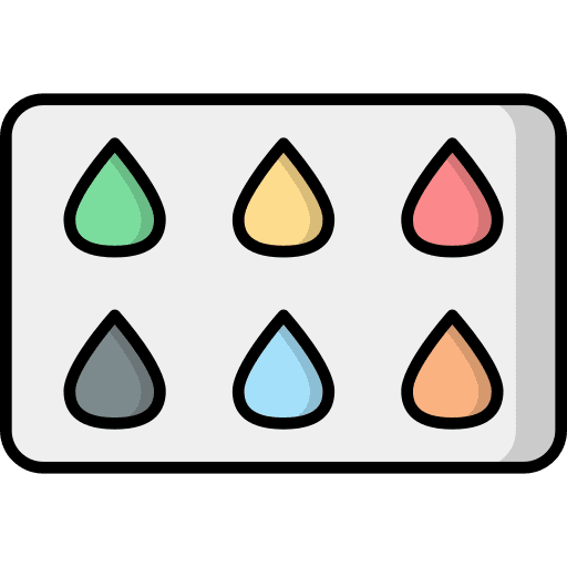 Hair color sample dye beauty hairdresser icon Hair color sample dye beauty hairdresser icon