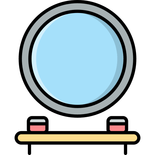Mirror reflector glass mirror icon Mirror reflector glass mirror icon