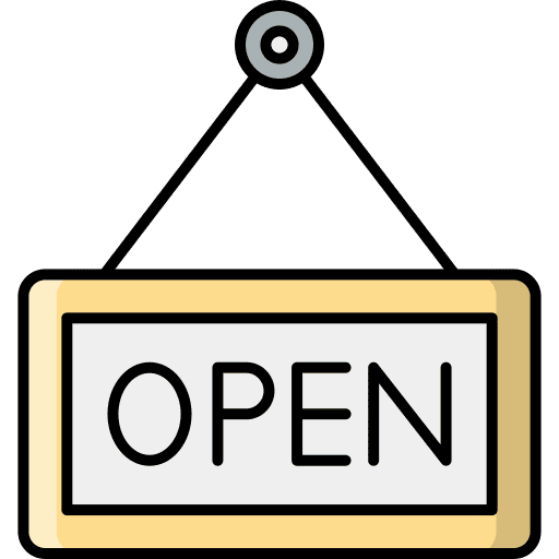 Open open signaling hanging icon Open open signaling hanging icon