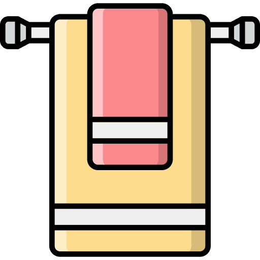 Towel clean personal hygiene bathroom icon Towel clean personal hygiene bathroom icon
