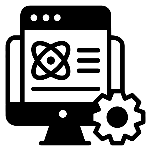 Computer science computer online education chemistry icon