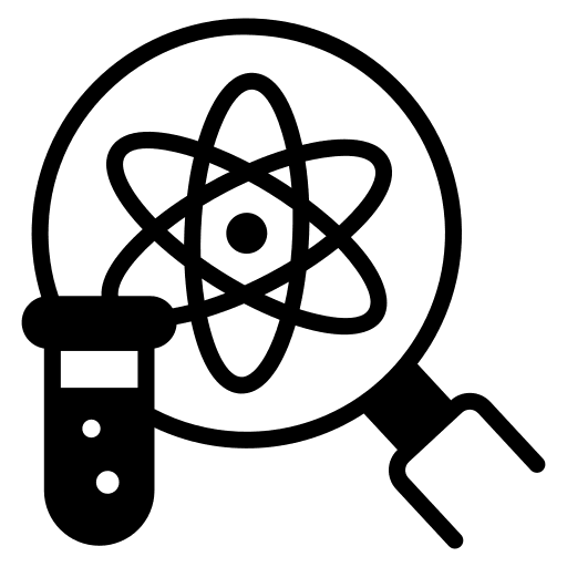 Chemical analysis science analysis education icon