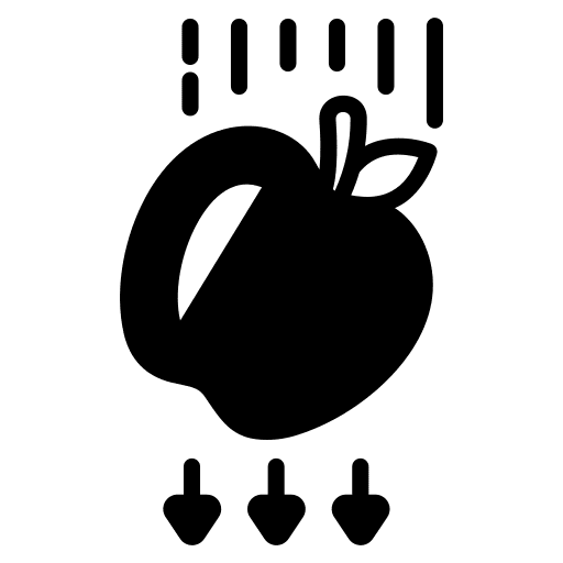 Gravitation gravitation falling gravity icon