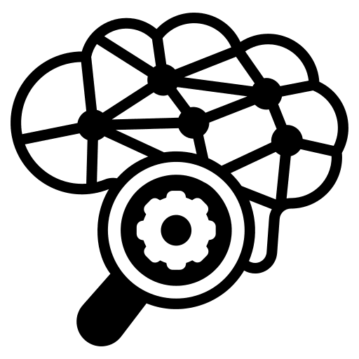 Deep learning network deep learning icon