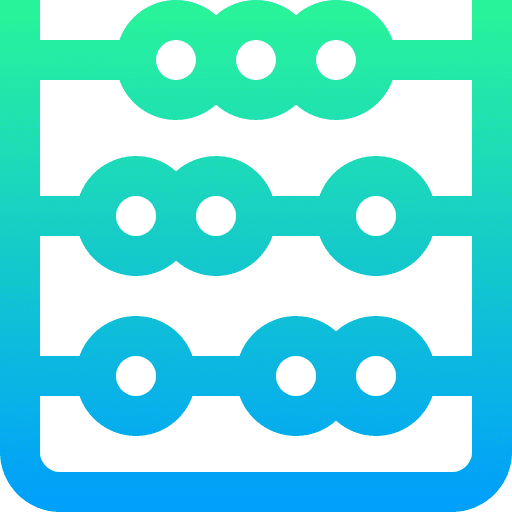 Abacus education educative mathematics icon Abacus education educative mathematics icon