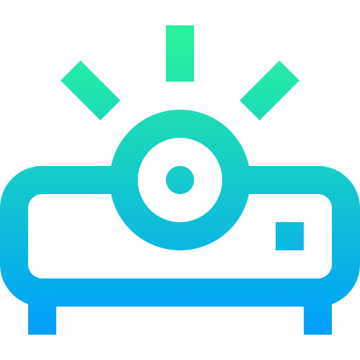 Projector image video projector technology icon Projector image video projector technology icon