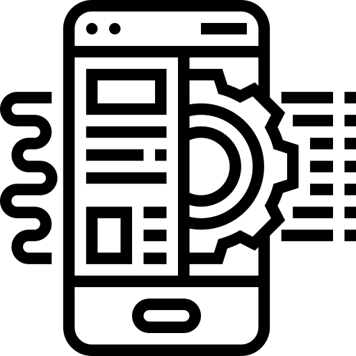 Automated system electronics planning icon