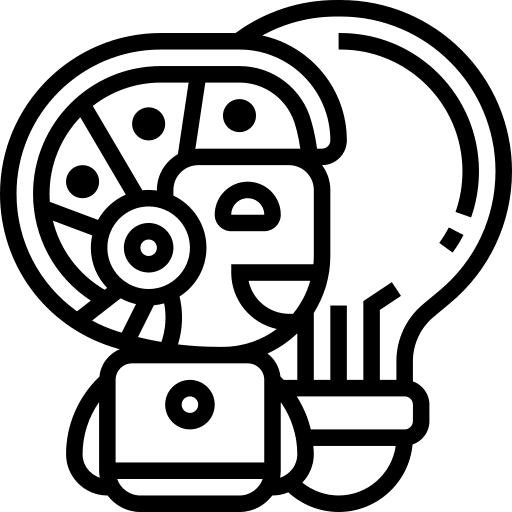 Computational online intelligence machine learning icon