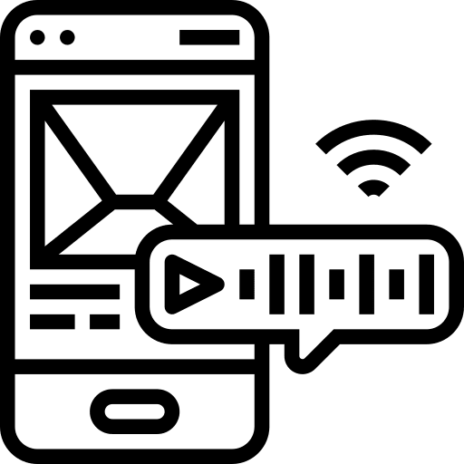 Voice audio voice communication icon Voice audio voice communication icon