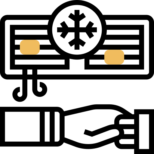 Air conditioner air conditioner temperature car icon
