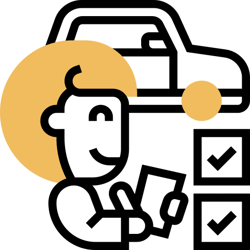 Car check transportation garage maintenance icon