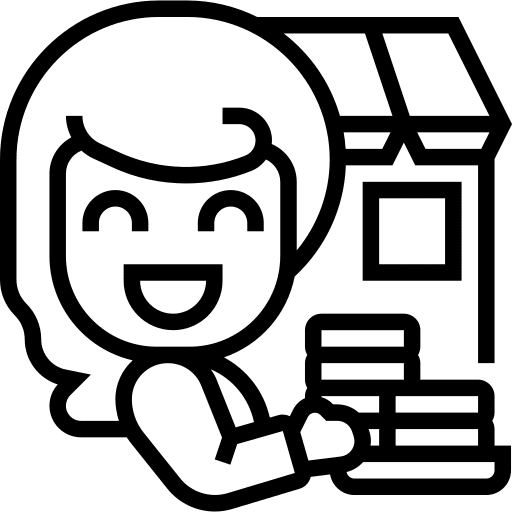 Merchant store occupation merchant icon
