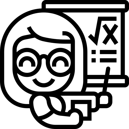 Teacher user academic tutor icon