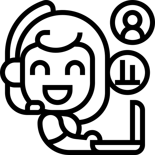 Consultant communications customer service consulting icon Consultant communications customer service consulting icon