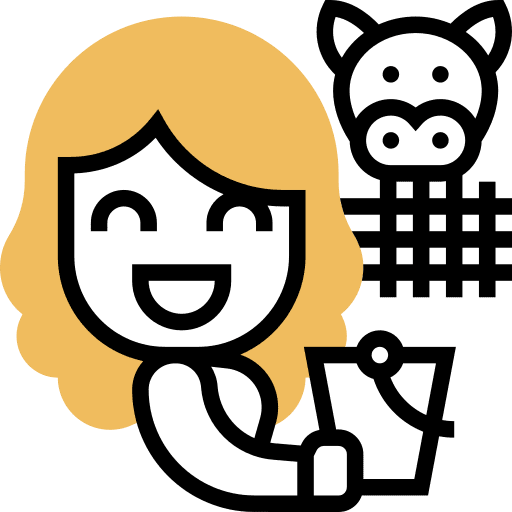 Farmer agriculture humanpictos woman icon