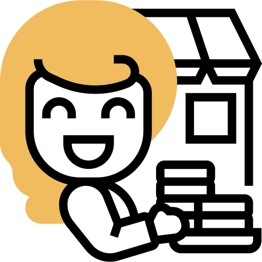 Merchant user occupation store icon