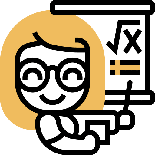 Teacher user woman school icon