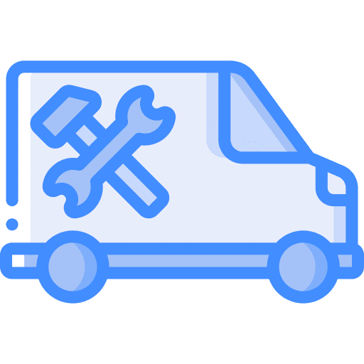 Van van transportation vehicle icon