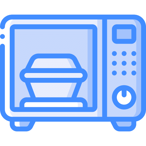 Microwave kitchenware food and restaurant cooking utensils icon