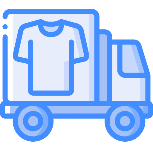 Van van delivery shipping and delivery icon