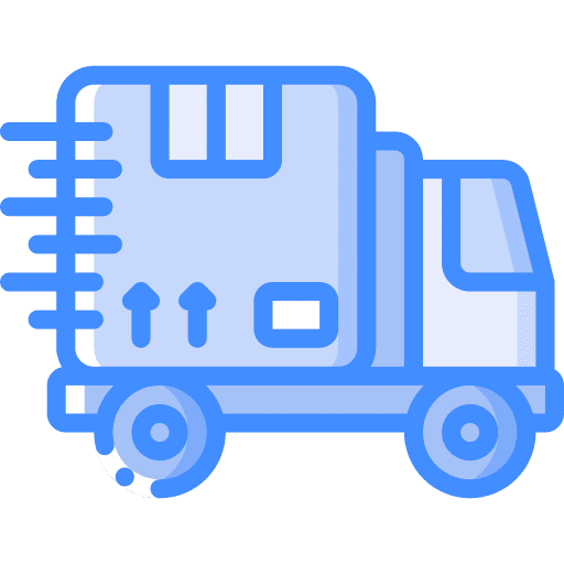 Delivery shipment mover truck delivery icon