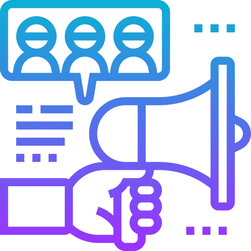 Marketing promotion communication advertising icon Marketing promotion communication advertising icon