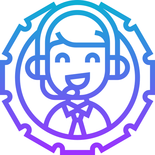 Operator agent help customer service icon Operator agent help customer service icon