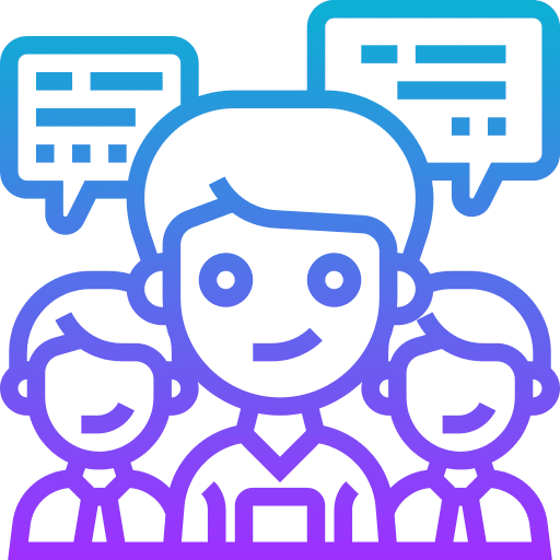 Personal selection communications recruitment icon Personal selection communications recruitment icon
