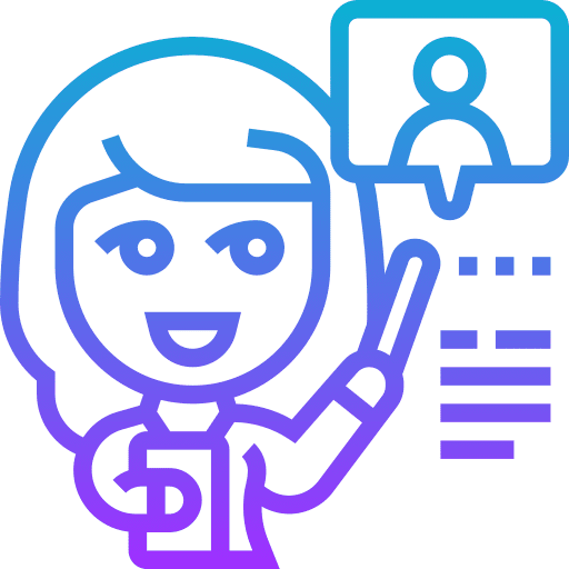 Secretary professions and jobs consultant assistant icon Secretary professions and jobs consultant assistant icon