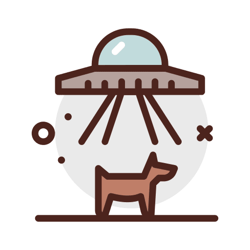 Abduction travel dog abduction icon Abduction travel dog abduction icon