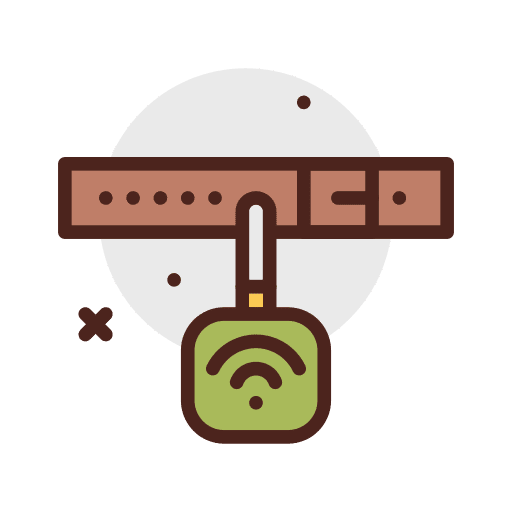 Chip belt location tag icon Chip belt location tag icon