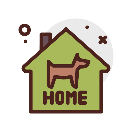 Home animals dog house real estate icon Home animals dog house real estate icon
