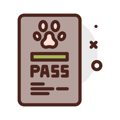 Passport travel passport pet icon Passport travel passport pet icon
