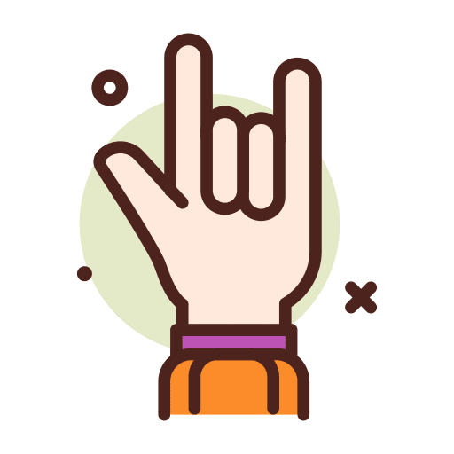 Finger middle hands and gestures rapper icon Finger middle hands and gestures rapper icon