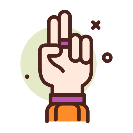 Finger rapper hand hands and gestures icon Finger rapper hand hands and gestures icon