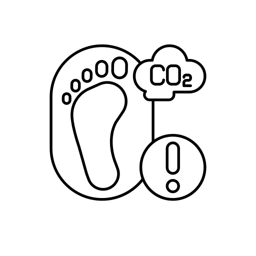 Carbon footprint ecologic greenhouse effect climate icon Carbon footprint ecologic greenhouse effect climate icon
