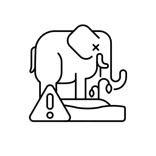 Extinction earth ecology and environment temperature icon