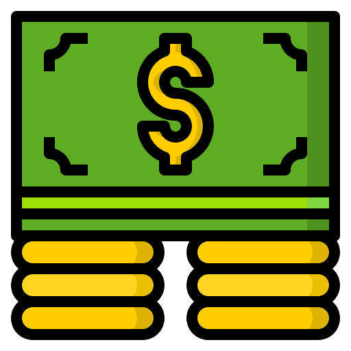 Money currency money financing icon