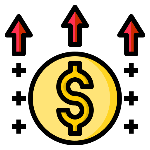 Arrow up money arrow up increase icon Arrow up money arrow up increase icon