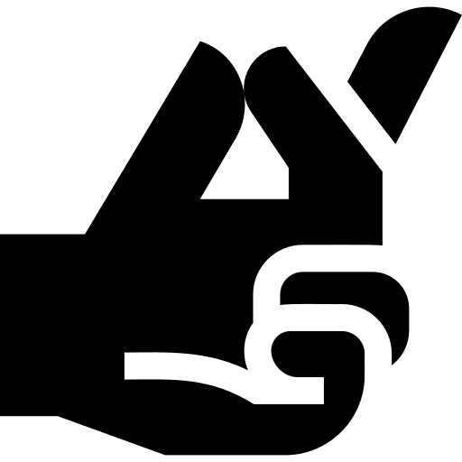 Snap finger easy to use snap icon