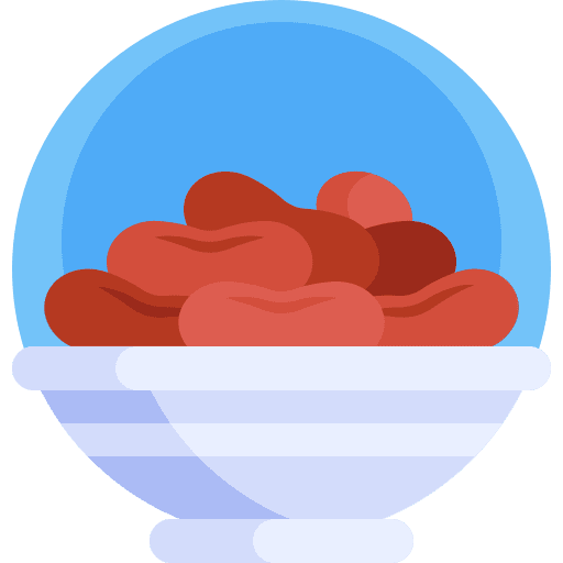 Almond bowl dried fruit food and restaurant icon