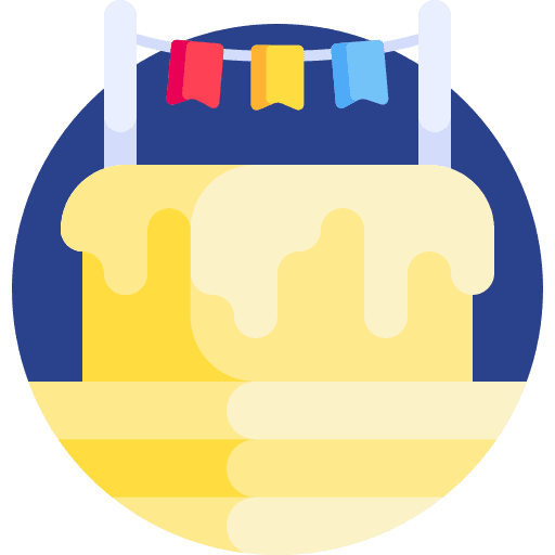 Cake festa junina garland celebration icon Cake festa junina garland celebration icon